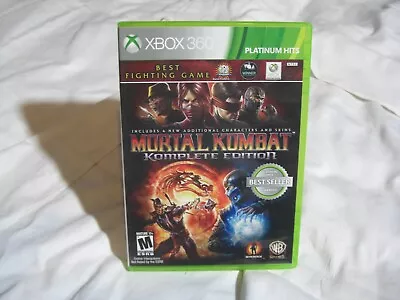 Mortal Kombat -- Complete Edition (Microsoft Xbox 360 2012) • $19.99