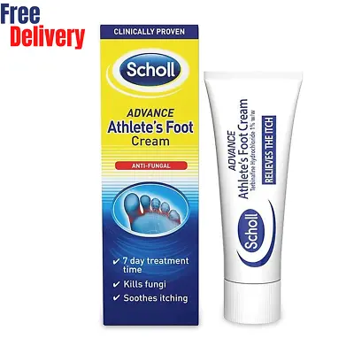 £20.99 • Buy Scholl Advance Athletes Anti-Fungal Foot Cream Effective Removes Rash Socks Care