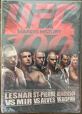 UFC 100 (DVD 2009 2-Disc Set) Lesnar St. Pierre Bisping BRAND NEW & SEALED • $9.99