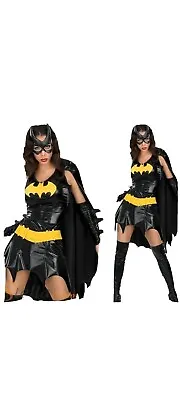 £33.99 • Buy Adult Batgirl Womens Costume DC Comics  Ladies Batman Superhero Fancy Dress