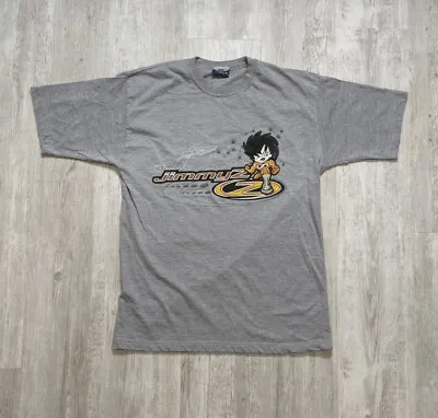 Vintage Jimmy'Z Shirt Mens Medium Skate Graphic Y2K Surf Santa Cruz Gray Logo  • $23.95