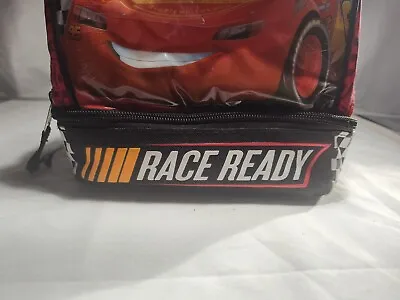 Cars Lightning McQueen Dome Dual Compartment Insulated Lunch Bag Lunchbox • $7