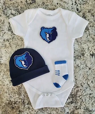  Memphis Baby/newborn Clothes Grizzlies Baby Gift Memphis Basketball Baby Gift • $24.75