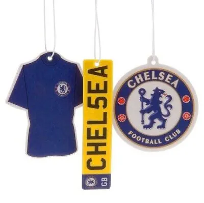 Chelsea Air Freshener Car Room Office Gift Idea Fan Birthday Present 3 Pack FC • £2.95