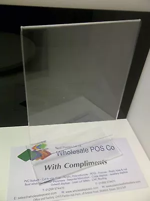 A5 Double Sided Clear Acrylic Perspex Upright Menu Holders Poster Display • £7.34