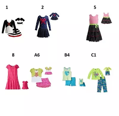 Dollie & Me Sz 14 Girl & 18  Doll Matching Outfit Or Pjs Set Fits American Girls • $29.99