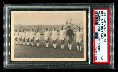 1962 WS-Verlag Wanne-Eickel Real Madrid Team PSA 3 - W/Puskas Di Stefano Gento • $149.95