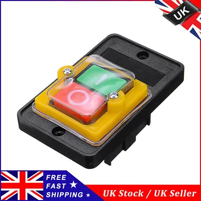 Motor Push Button Water Proof ON/OFF Machine Drill Switch For 10A 380V KAO-5M UK • £7.36