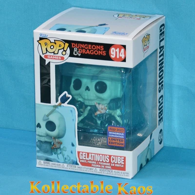 $24.95 • Buy WonderCon 2023 - Dungeons & Dragons - Gelantinous Cube (Blue) Pop! (RS) #914