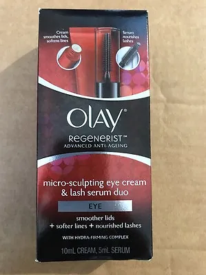 $21.51 • Buy Olay Regenerist Micro Sculpting Eye Cream & Lash Serum Duo