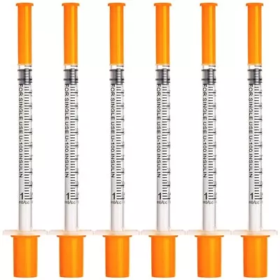 20pcs 1ml Straight Tip Needle 30 Gauge Feeding Device Manual Push Syringe • $17.31