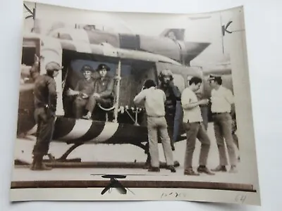 Viet Cong Officers In US Helicopter Saigon Airport 1973 Press Photo Vietnam  • $19.99