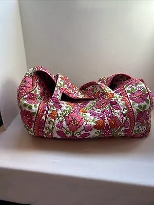 Vera Bradley Weekender Lilli Bell Retired Large Travel Duffel Bag Pristine Cond! • $39.99