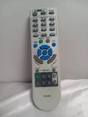 ORIGINAL NEC Remote Control RD-448E - VT580 NP216 VT58 VT575 VT475 V300W V260 • £9.60