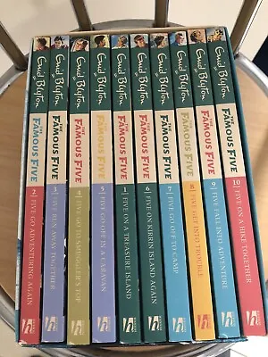 £8 • Buy Set Of 10 Famous Five Books Enid Blyton