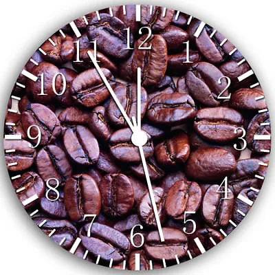 Coffee Beans Frameless Borderless Wall Clock Nice For Gifts Or Decor W124 • $38.24