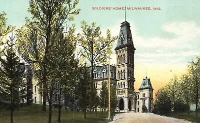 Postcard WI Milwaukee Wisconsin Soldiers Home Unposted DB Vintage PC G4957 • $2