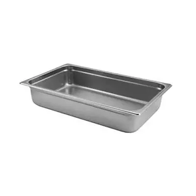 Full-Size Anti-Jam Stainless Steel Steam Table Pans Hotel Food Prep Pan 4  Deep • $29.99