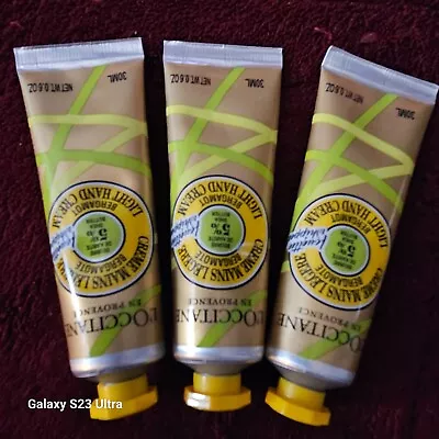 L'OCCITANE Mini  Bergamot  Light 5% Shea  BUutter Hand Cream 0.6 Oz/ 30ml(3x) • $20.95