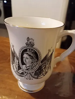 Staffordshire Queen Victoria Cup 1897 Vintage • £12