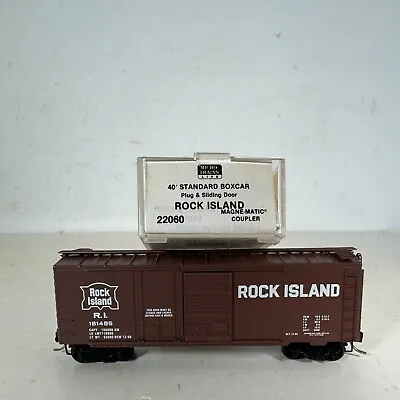 Micro Trains 22060 N Scale Rock Island RI 161495 Brown 40' Standard Boxcar • $12.99