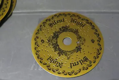 New  Silent Night  Metal Disc 4.75  (4 3/4 ) Music Box Disk • $14.99