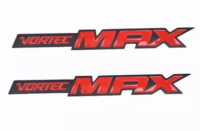 2pcs Vortec Max Emblem Badge For 06-09 Silverado Truck 6.0 Liter Black Red • $16.11