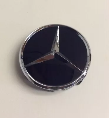 Mercedes Center Cap OEM Gloss Black • $16