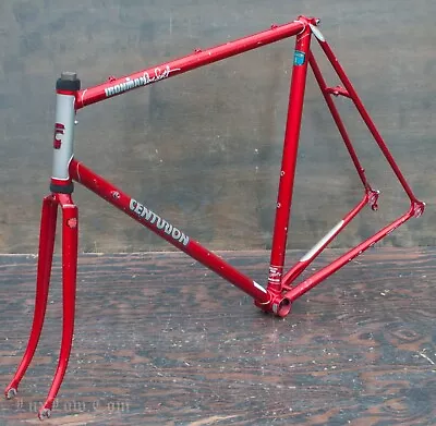 Vintage 58cm Centurion DaveScott Ironman RoadBike FRAME FORK Tange Steel Bicycle • $210