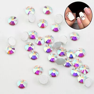 1440PCS Flatback Rhinestones Glass Diamantes Gems For Nail Art Crafts Clothes • $11.74