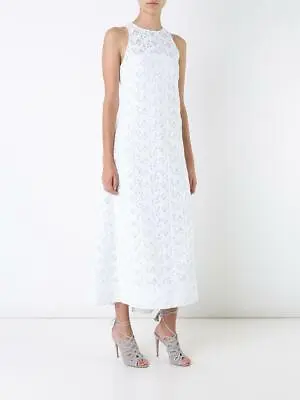 $100 • Buy Scanlan Theodore White Lace Dress Size 6