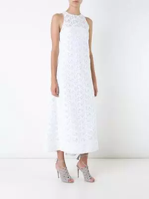 $100 • Buy Scanlan Theodore White Lace Dress Size 6