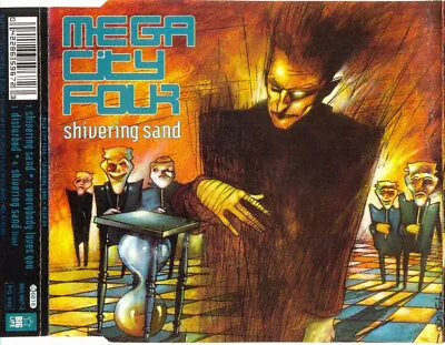 (59) Mega City Four– Shivering Sand -Rare UK CD Single 1992-Big Life MEGAD4-New • £9.95