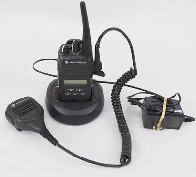 Motorola CP185 435-480 MHZ Radio With Charger Mic 4 Watt • $179.99