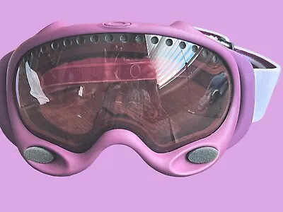 ✨OAKLEY A FRAME SNOW GOGGLE A-FRAME GRAPE WINE W/VR28 With Cloth Bag • $69.99