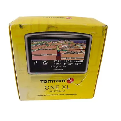 TomTom One XL Sat Nav Loaded With Maps Tested & Working + BOX (no Cradle) • $70.93