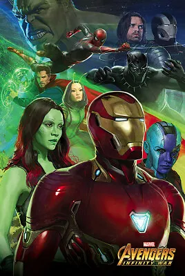 Avengers: Infinity War - Movie Poster / Print (Iron Man & Team) • $12.99