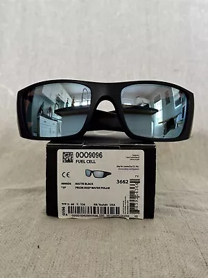 Oakley OO9096 Fuel Cell Matte Black Frame Prizm Deep Water Polarized Lenses • $80