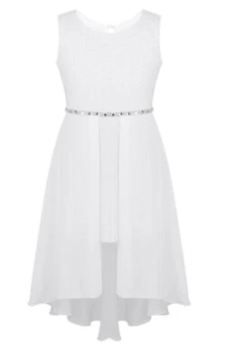 $34 • Buy Girls Party White Tea Communion Party Birthday Graduation Dress 