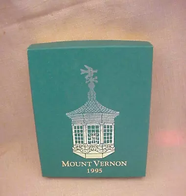 1995 Mount Vernon Ornament Home Of George Washington • $24.95