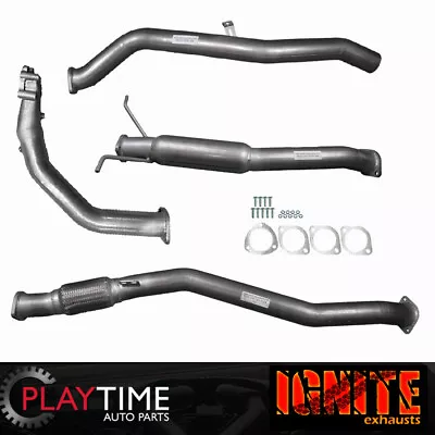 3 Inch Ignite Exhaust For Navara D22 2.5L 2007-2015 With Hotdog Raw • $526.50