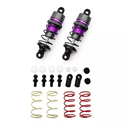 1/10 1Pair Of Metal Hydraulic Shock Absorbers RC Remote Control Car Flat2382 • $27.96