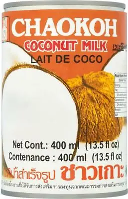 (Pack Of 6) Chaokoh Coconut Milk 400ml • £13.99