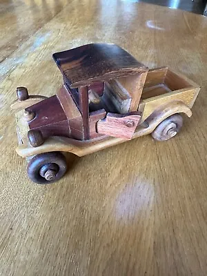 Vintage 1921 Ford Wood Truck From Costa Rica Various Types Of Wood Very Nice! • $30