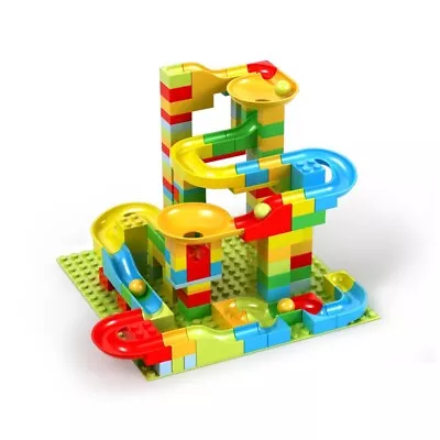 Gift170PCs Marble Run Race Construction Maze Ball Track  Building Block Kids Toy • £3.99