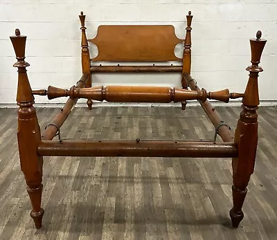 Antique Twin Or 3/4 Size Rope Poster Bed • $949