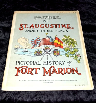 $7.50 • Buy Florida Travel Souvenir Of St. Augustine 1925 16 Pgs.