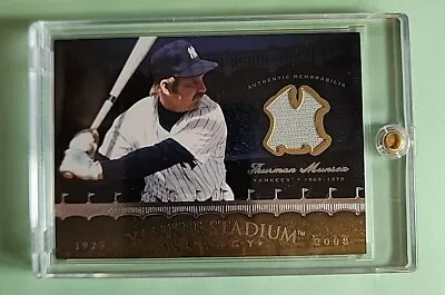 2008 Upper Deck Authentic Memorabilia Thurman Munson Game Used Jersey YANKEES • $19.99