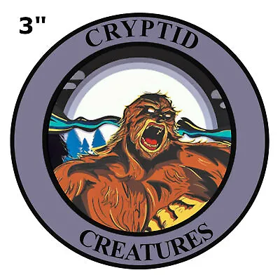 Cryptids Creatures - Car Truck Window Bumper Graphic Sticker Decal Souvenir • $2.99