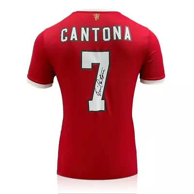 Eric Cantona Signed Manchester United 2021-22 Football Jersey • $293.80
